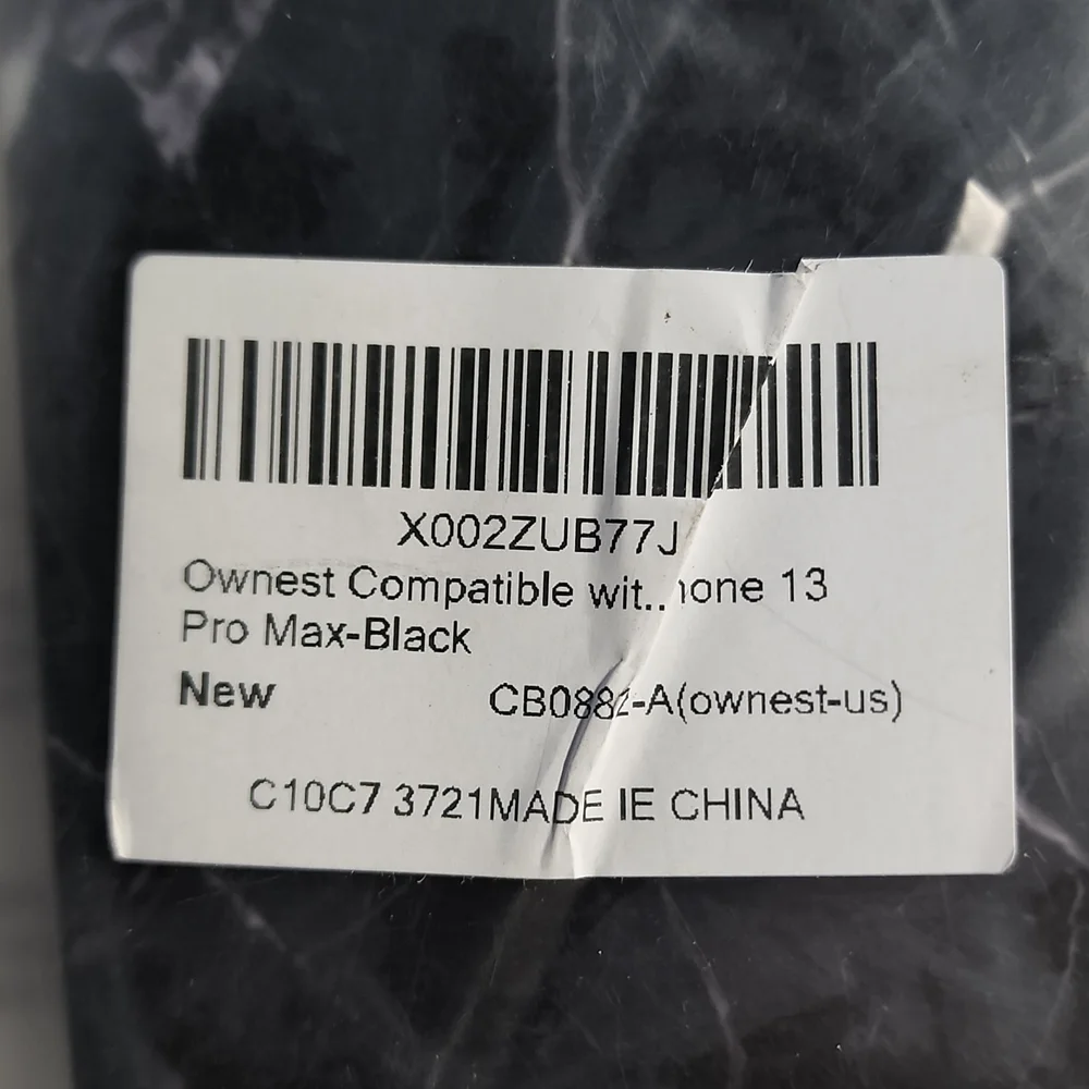 iPhone 13 Pro Max New Protective Cell Phone case Black Marble case